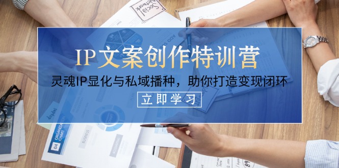 （14330期）IP文案创作特训营，灵魂IP显化与私域播种，助你打造变现闭环（14节课）-源创文化:轻创终点站